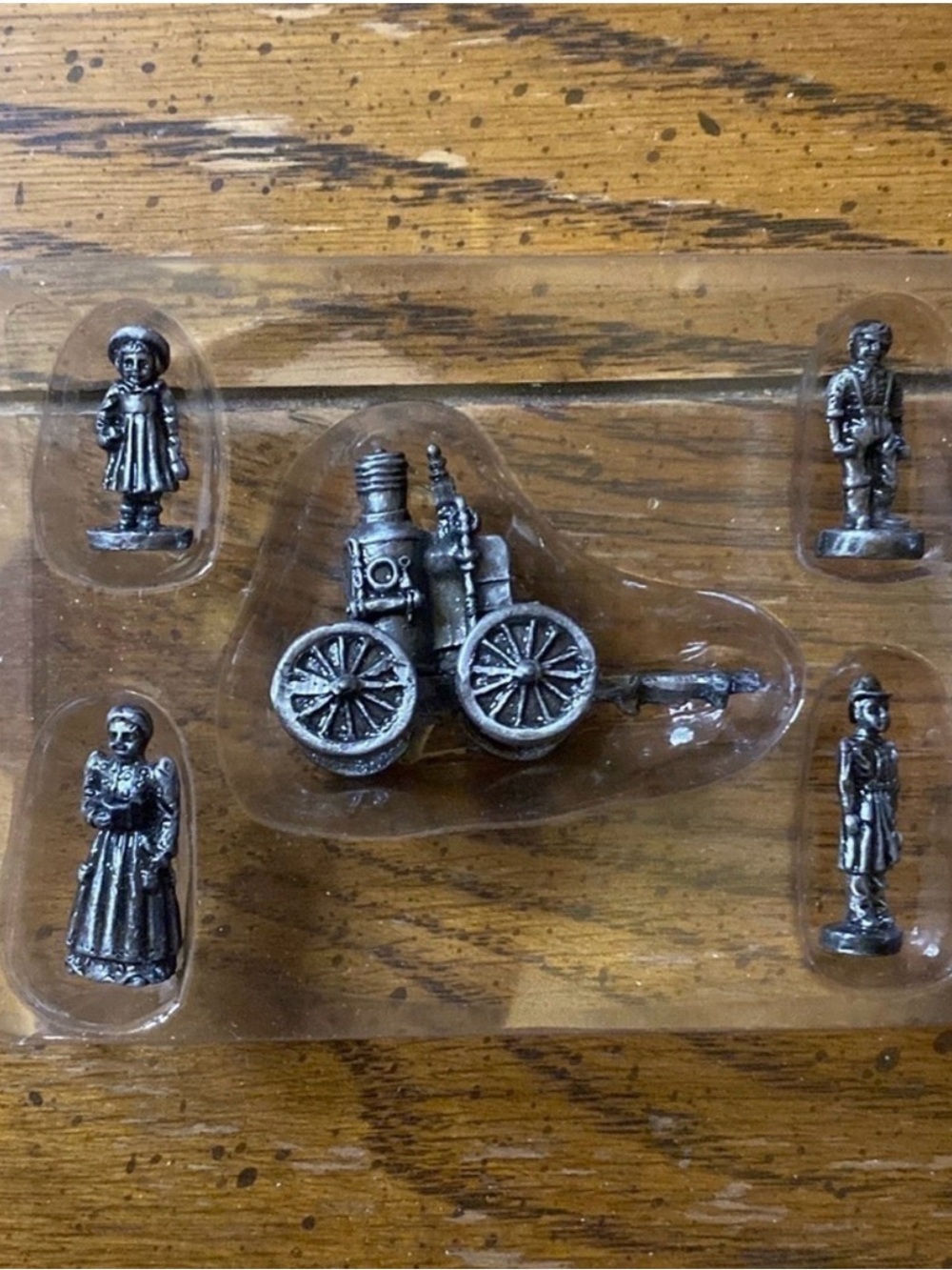 Vintage Liberty Falls Americana Pewter Collection 5 Figurines Set AH18 NIB